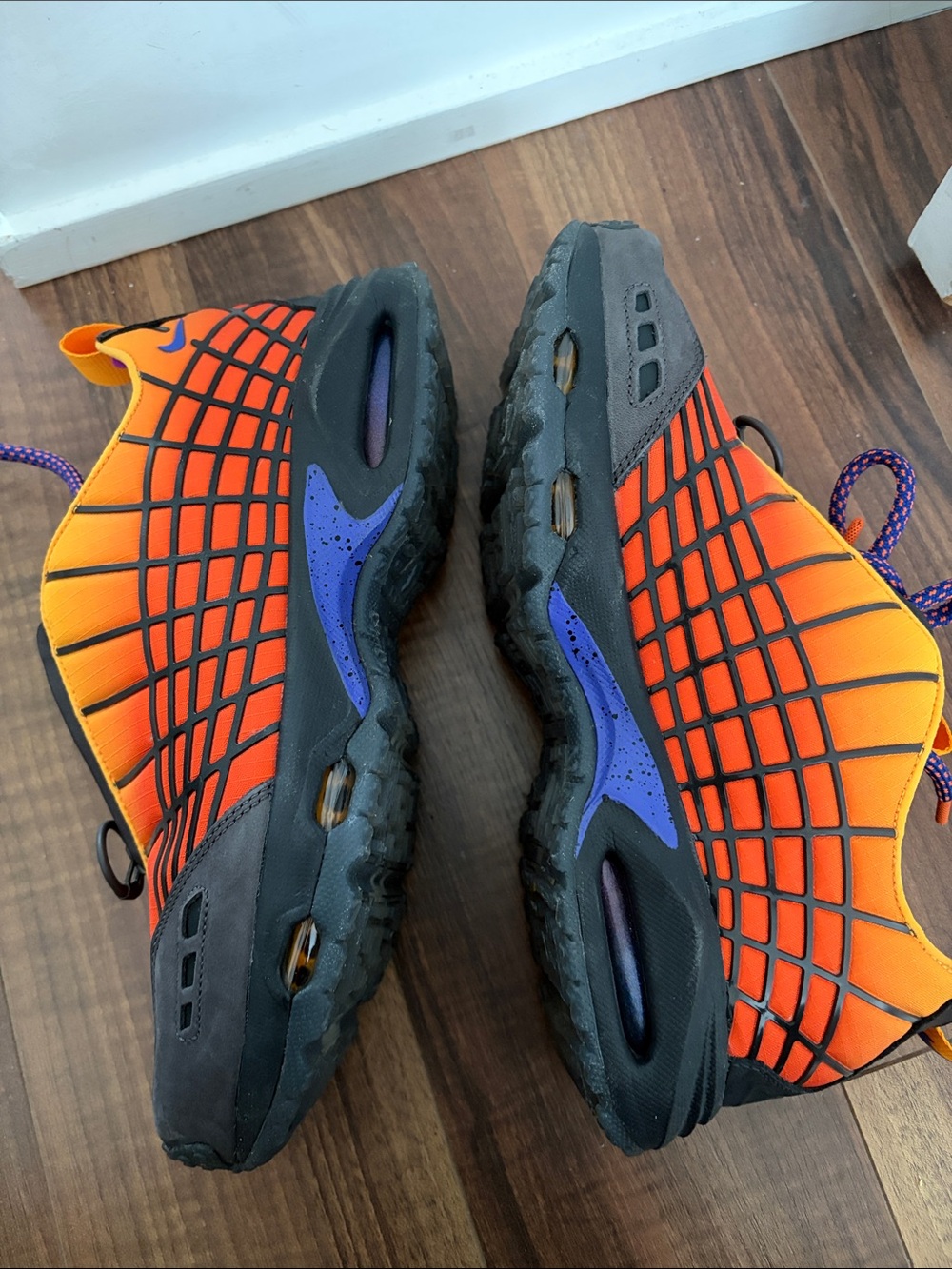 Nike Kids of Immigrants Air Max Sndr Orange and Purple - Picture 4 of 4